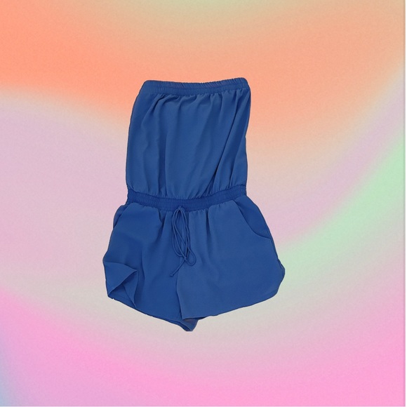 robertson rodeo blue romper - Picture 1 of 1